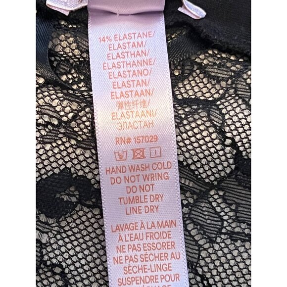 Savage X Fenty S/M Robe Exclusive CLF Racerback Long Sleeve Robe Caviar Black - Picture 6 of 16